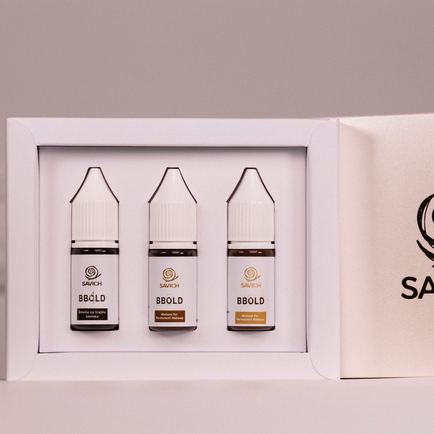 Savich BBold triple yellow formula for the best bright results for your permanent eyebrows